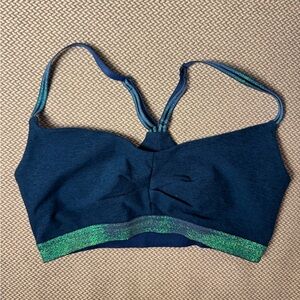 Beyond Yoga Blue and Green Women's Bralette